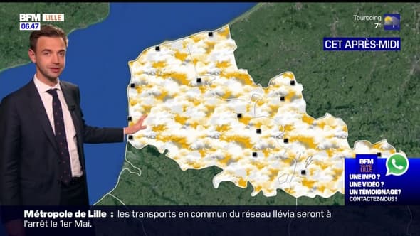 Météo Nord-Pas-de-Calais: nuages et risques d'orages ce vendredi, 15°C prévus à Tourcoing