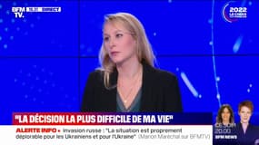 Marion Maréchal: Rejoindre Éric Zemmour a été la "décision la plus difficile de ma vie"