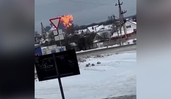 Les images du crash de l'avion russe à Belgorod, le 24 janvier 2024