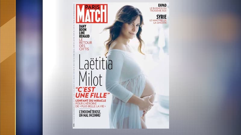 Laetitia Milot en une de "Paris Match"