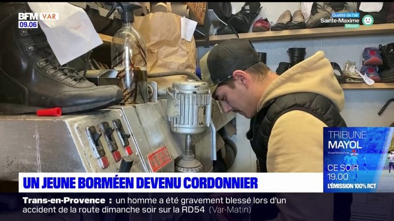Var: un jeune borméen devenu cordonnier