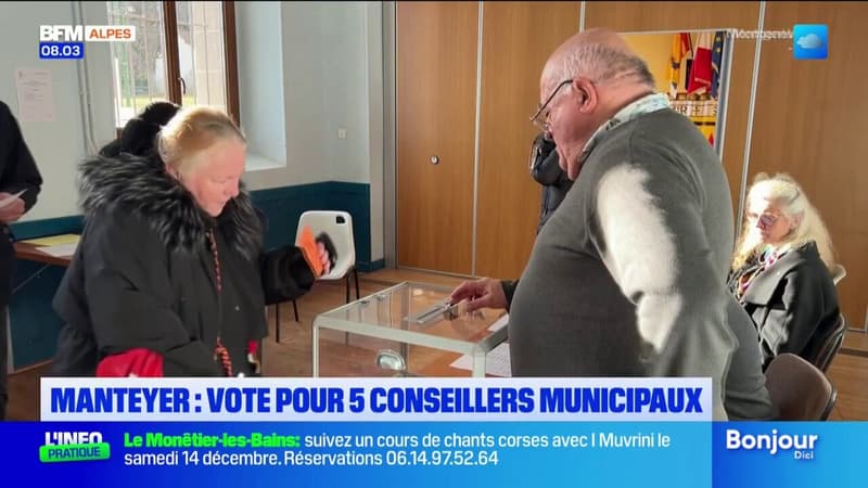 Manteyer: cinq nouveaux conseillers municipaux élus lors de l'élection municipale partielle