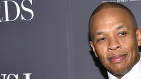 Le rappeur et producteur Dr Dre lors de la cérémonie des WSJ. Magazine 2014 Innovator Awards, à New York, en 2014. 