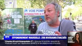 Un voisin du 17 rue de Tivoli à Marseille témoigne après l'effondrement de l'immeuble