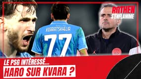 Mercato : Kvaratshkelia au PSG ? "Oui mais pour quoi faire" se demandent Rothen et Dugarry