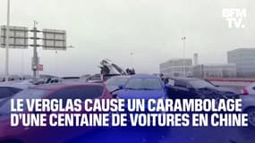 Le verglas cause un carambolage d’une centaine de voitures en Chine  