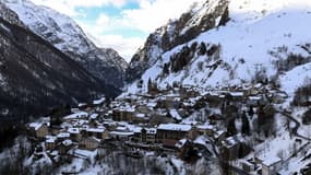 Le village de La Grave (Hautes-Alpes).