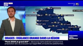 Nord-Pas-de-Calais: vigilance orange pour les orages