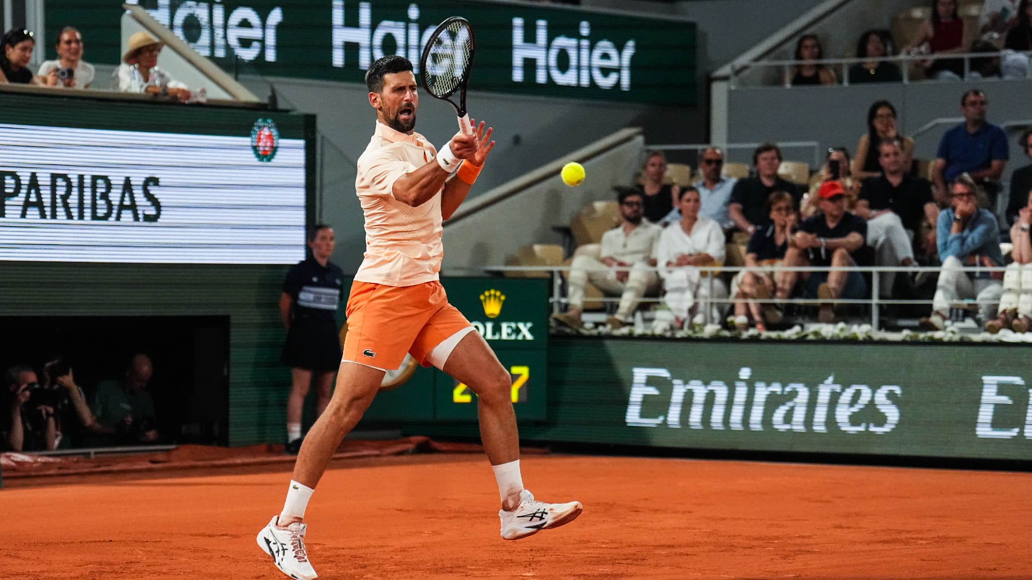 Roland-Garros 2026: le programme complet des matchs du mercedi 27 mai avec Djokovic, Zverev, Swiatek et trois Français