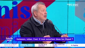 Animaux, tabac, alcool : faut-il tout autoriser dans les Ehpad ? "On ne va pas régler ce problème dramatique avec des mesures gadgets. Ces propositions sont irresponsables et criminelles" s'indigne Périco Légasse.