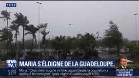 L'ouragan Maria s'éloigne de la Guadeloupe