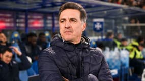Christophe Pélissier avec Auxerre en février 2023