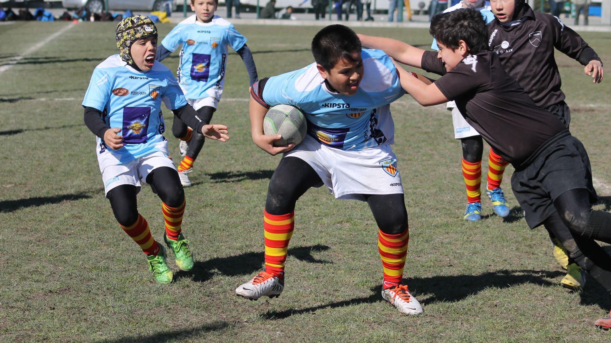 XV de France - Posolo Tuilagi dans ses jeunes années à l'Usap XV de France - Posolo Tuilagi dans ses jeunes années à l'Usap