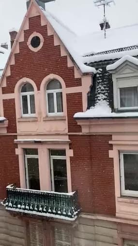 La neige a recouvert Mulhouse - Témoins BFMTV