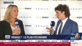 L'interview de Clotilde Delbos après la présentation du plan d'économie du constructeur Renault