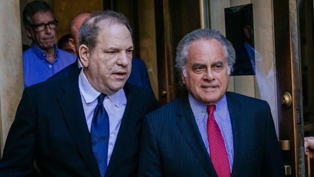 Harvey Weinstein et Benjamin Brafman le 9 juillet à New-York.