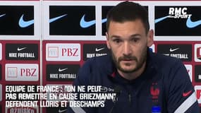 Equipe de France : "On ne peut pas remettre en cause Griezmann" défendent Lloris et Deschamps