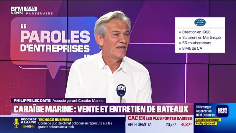 Philippe Leconte (Caraïbe Marine) : Caraïbe Marine, vente et entretien de bateaux - 14/12