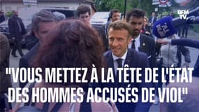  "Vous mettez à la tête de l'État des hommes accusés de viol": Emmanuel Macron interpellé à Gaillac