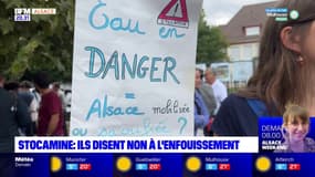 Stocamine: des centaines de manifestants rassemblés à Wittelsheim