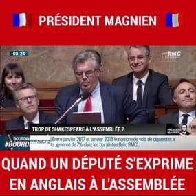 Un député se fait reprendre par François De Rugy à l'Assemblée pour avoir parlé anglais