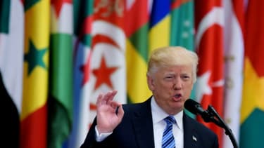 Le président américain Donald Trump à Riyadh le 21 mai 2017