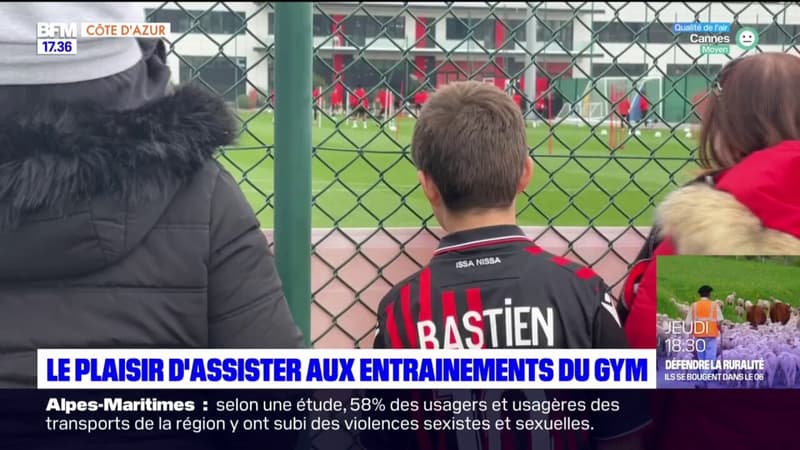 Le plaisir d'assister aux entraînements du Gym pendant les vacances