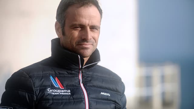 Franck Cammas, leader du Groupama Team France pour la 35e édition de la Coupe de l'America.
