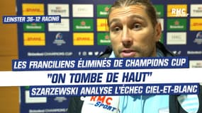 Leinster 36-12 Racing : "C'est un échec", Szarzewski et les Franciliens tombent de haut