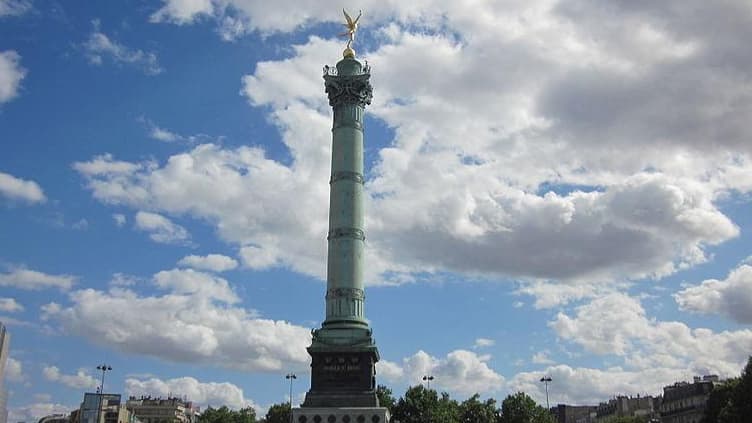 La place de la Bastille, un des quartiers emblématiques du 11ème arrondissement parisien