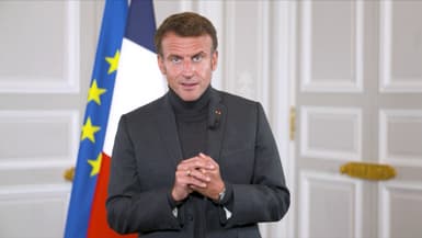 Emmanuel Macron le 3 octobre 2022 à l'Elysée 
