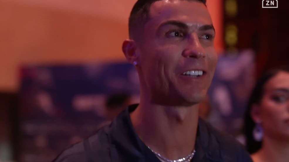 Cristiano Ronaldo est arrivé pour assister au combat Fury-Ngannou, 28 octobre 2023