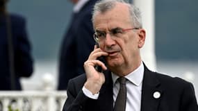 Le gouverneur de la Banque de France François Villeroy de Galhau au sommet du G7 à Stresa en Italie le 24 mai 2024