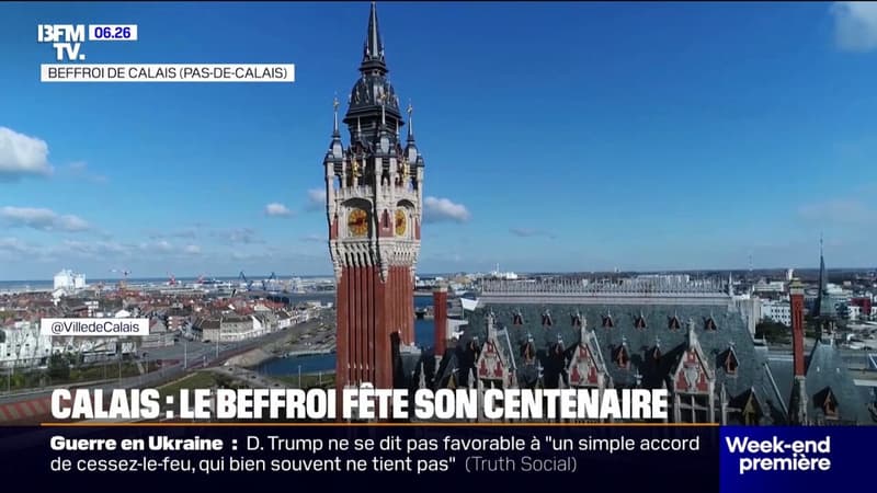 Le Beffroi de l'Hôtel de Ville de Calais fête son centenaire