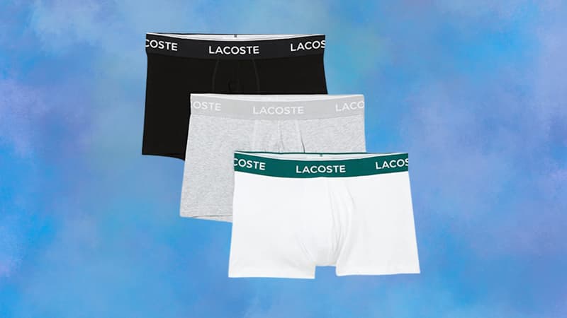 Ce lot de boxer Lacoste profite d’une très belle réduction pendant quelques heures