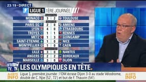 Ligue 1: les olympiques en tête du classement