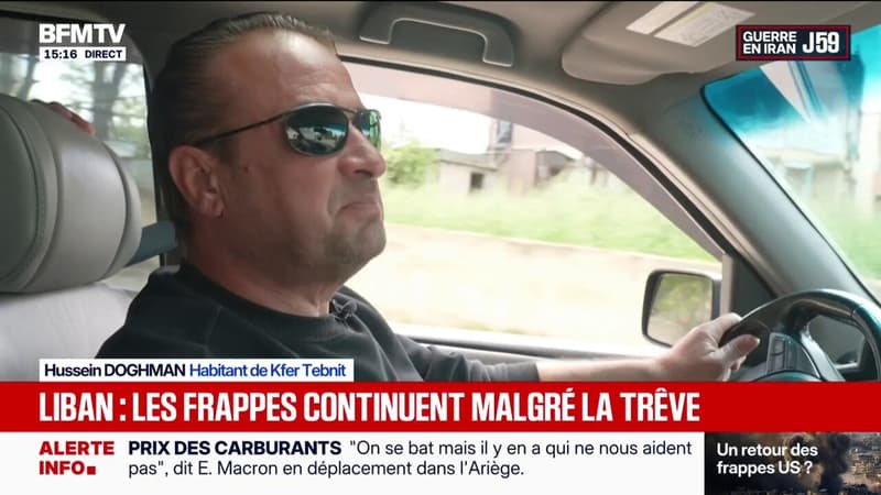 Guerre au Moyen-Orient: au sud du Liban, les habitants de Kfer Tebnit toujours victimes des frappes israéliennes malgré la trêve