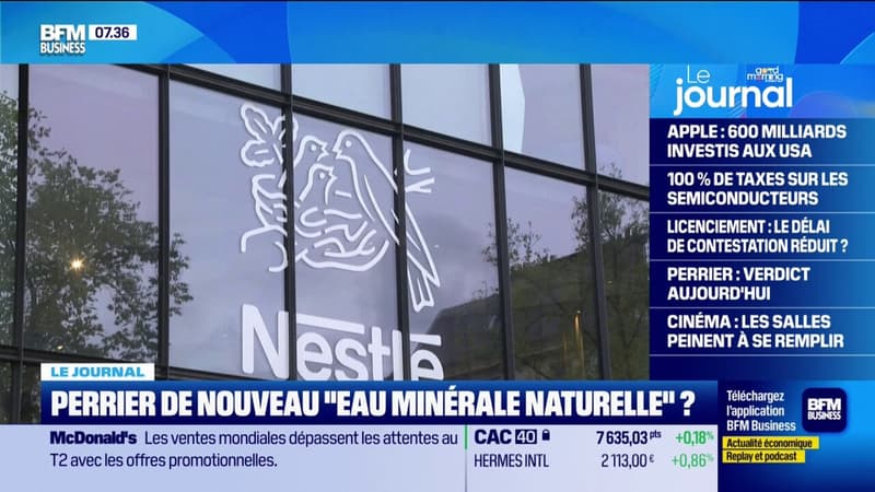 La préfecture du Gard va rendre son avis aujourd'hui concernant le dossier des eaux Perrier