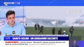 "On a cru qu'on était sur une zone de guerre": ce gendarme présent à Sainte-Soline témoigne