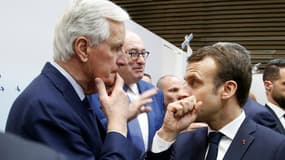 Le président français Emmanuel Macron et le Premier ministre Michel Barnier (image d'illustration).