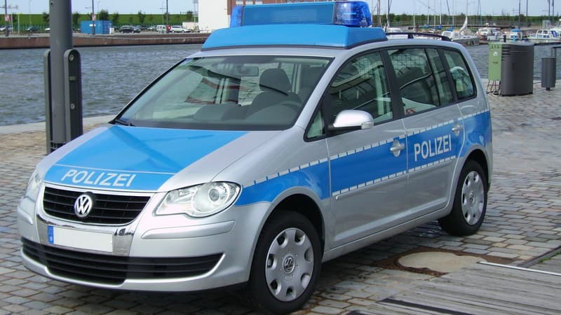 Voiture de police allemande (Photo d'illustration).