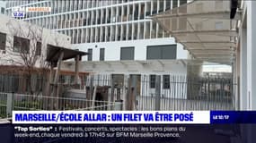 Marseille: un filet installé à l'école Allar pour la protéger des jets de projectiles