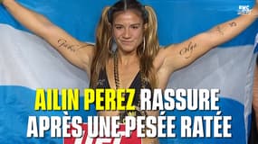 UFC Paris J-1 :  Ailin Pérez rassure après une pesée ratée 