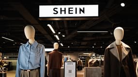 Le stand de la marque Shein du magasin BHV de Paris (France), le 5 novembre 2025. (Photo d'illustration)