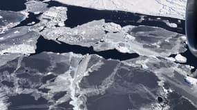 Photo de la Nasa de la fonte des glaces en Antarctique
