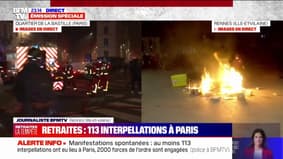 Rennes: les manifestants sont de retour place Sainte-Anne
