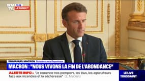 Emmanuel Macron: "Nous vivons la fin de l'abondance"