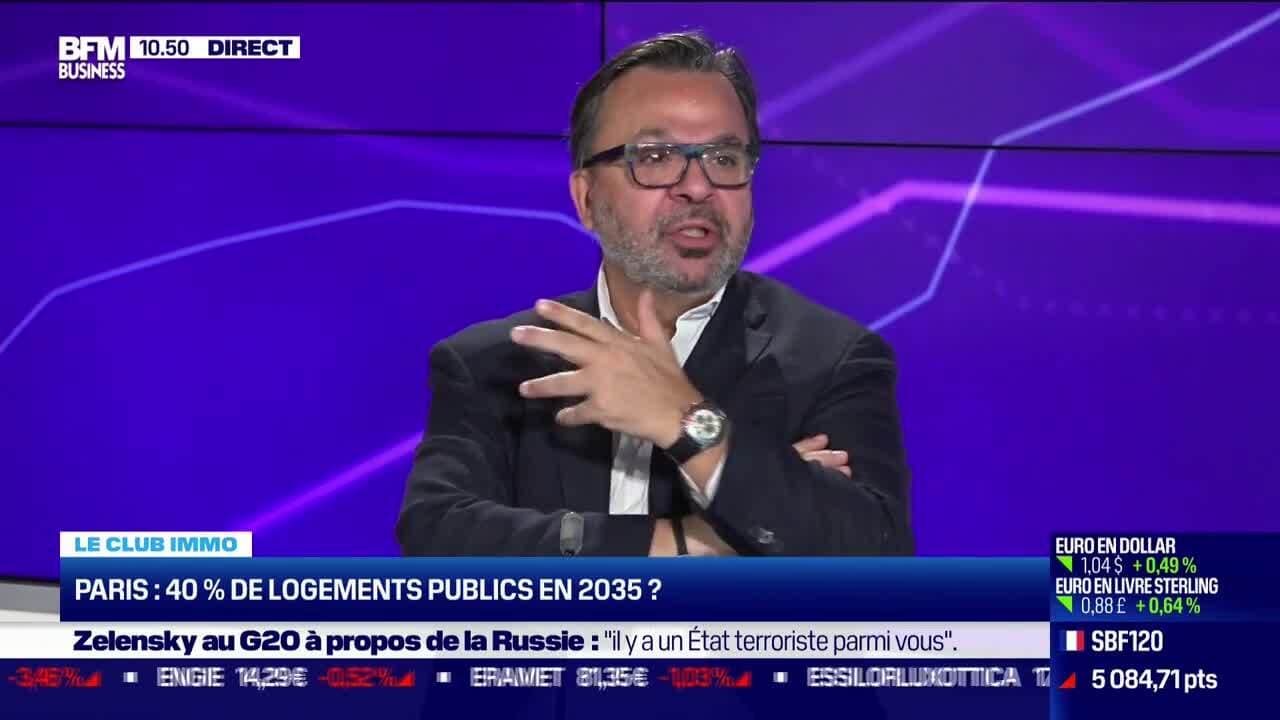 Le club BFM immo (2/2) 40 de logements publics en 2025 à Paris ? 16/11