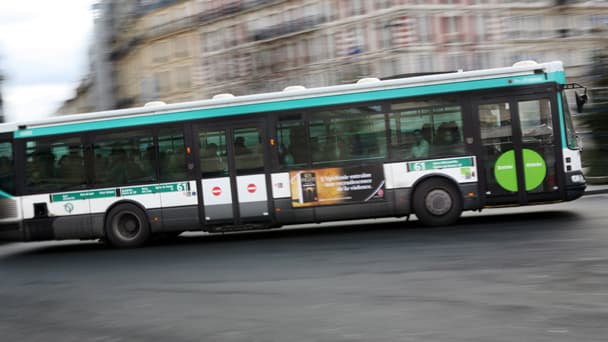 Bus de la RATP, à Paris.
