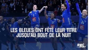 Euro handball - La folle nuit des Bleues après leur sacre